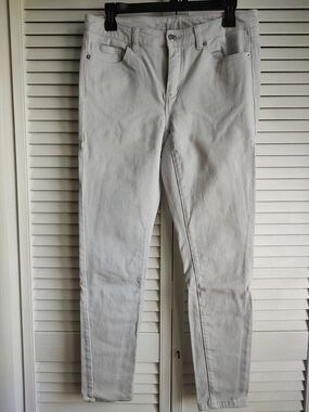 Michael Kors Pale Gray Skinny Jeans
